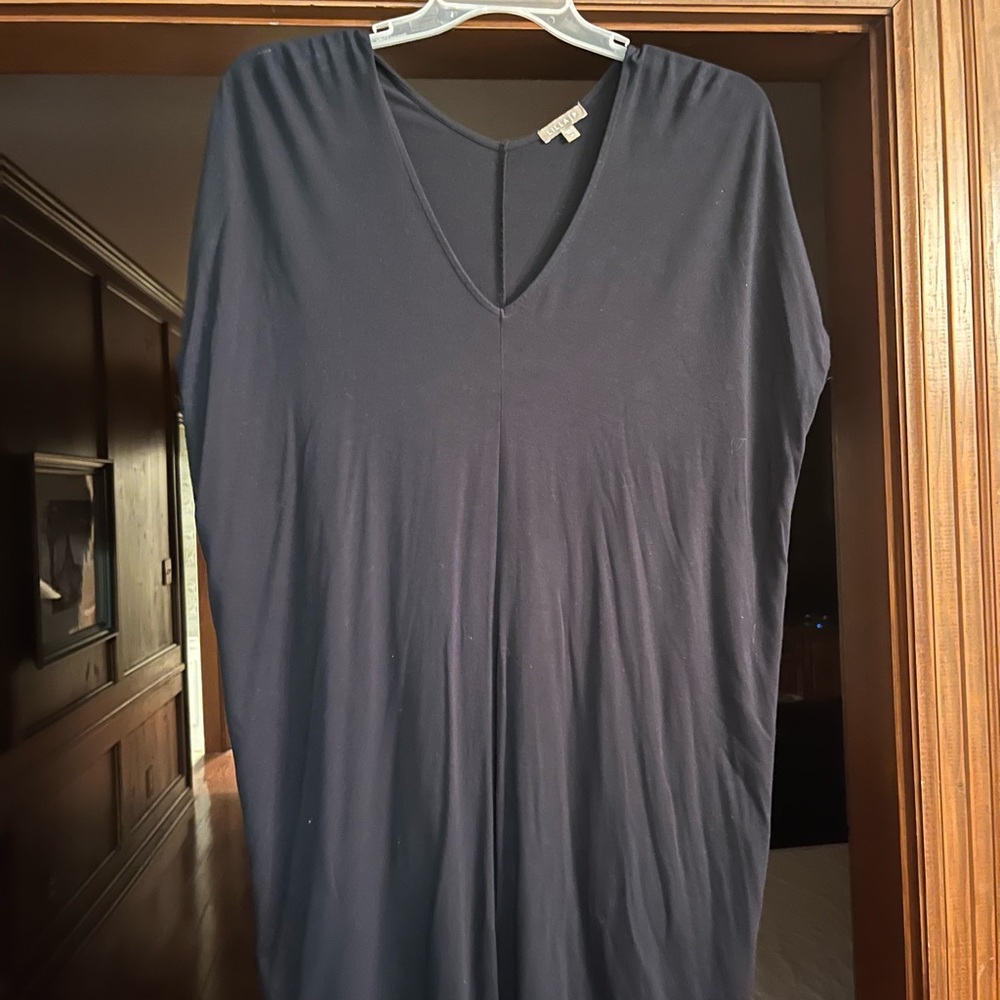 Lilla P Navy Midi Dress